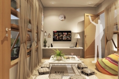 De Urban Medan Living Room